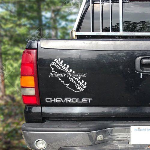 Pathmaker Productions VanIsle 4x4 Logo Vinyl Decal - Image 3
