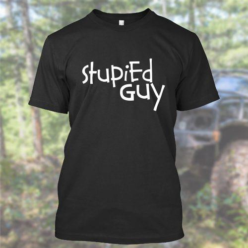 Stupied Guy - Heavyweight Off-Road T-Shirt by Pathmaker Productions - Image 2