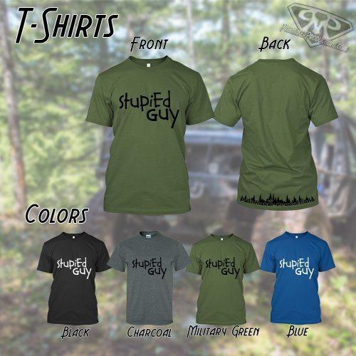 Stupied Guy - Heavyweight Off-Road T-Shirt by Pathmaker Productions