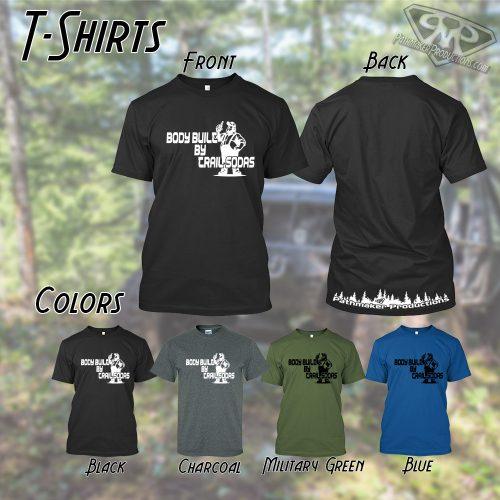 Body Built By Trail Sodas - Heavyweight Off-Road T-Shirt by Pathmaker Productions