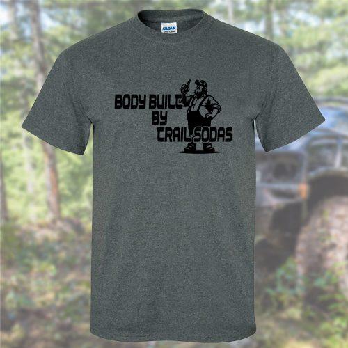 Body Built By Trail Sodas - Heavyweight Off-Road T-Shirt by Pathmaker Productions - Image 4