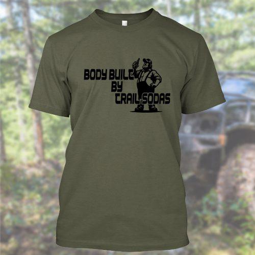 Body Built By Trail Sodas - Heavyweight Off-Road T-Shirt by Pathmaker Productions - Image 5