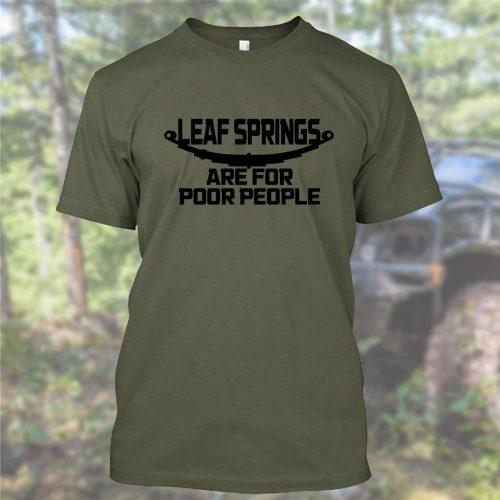 Leaf Springs are for Poor People - Heavyweight Off-Road T-Shirt by Pathmaker Productions - Image 4